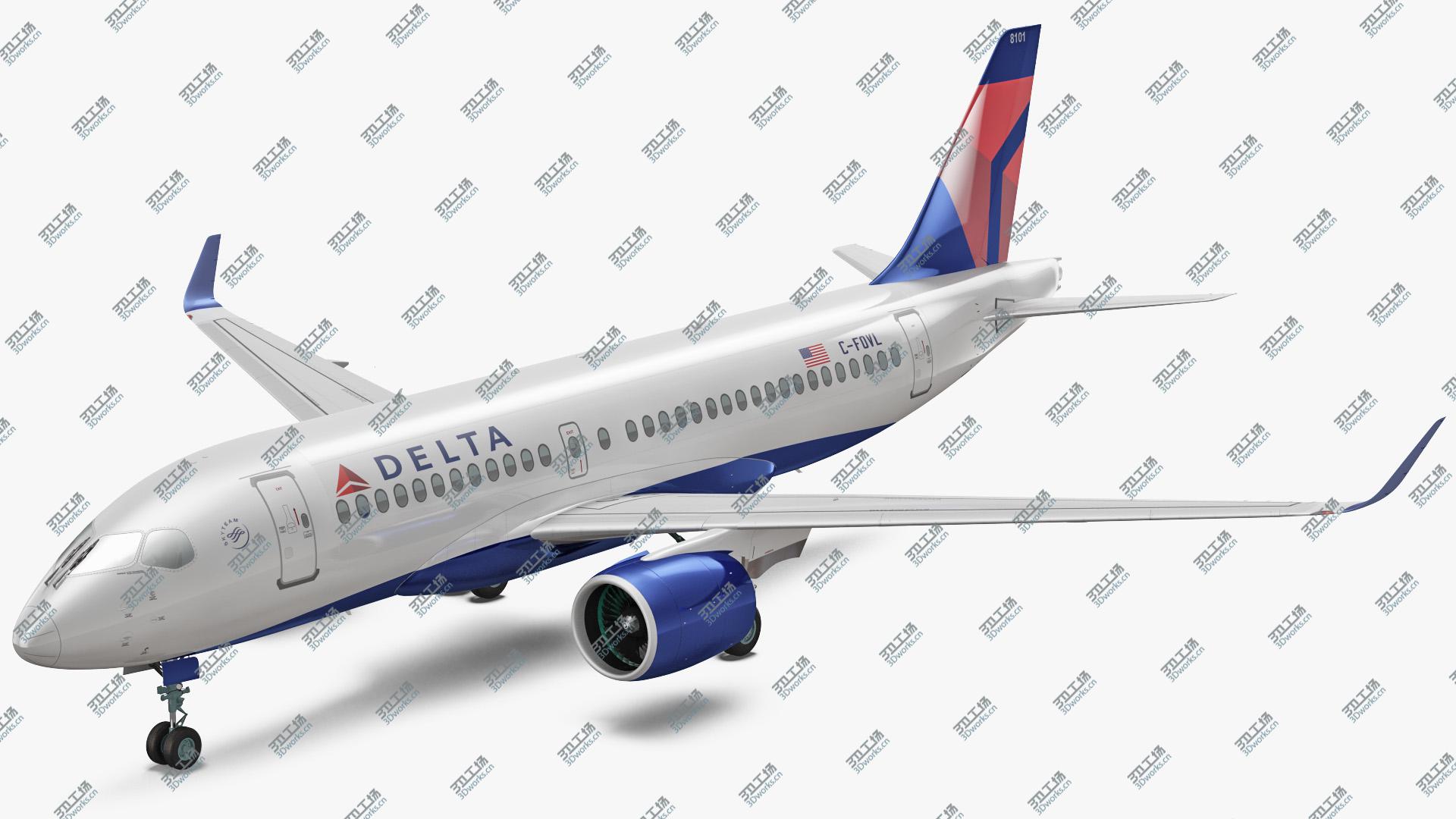 images/goods_img/202104093/Airbus A220 100 Delta Simple Interior model/1.jpg